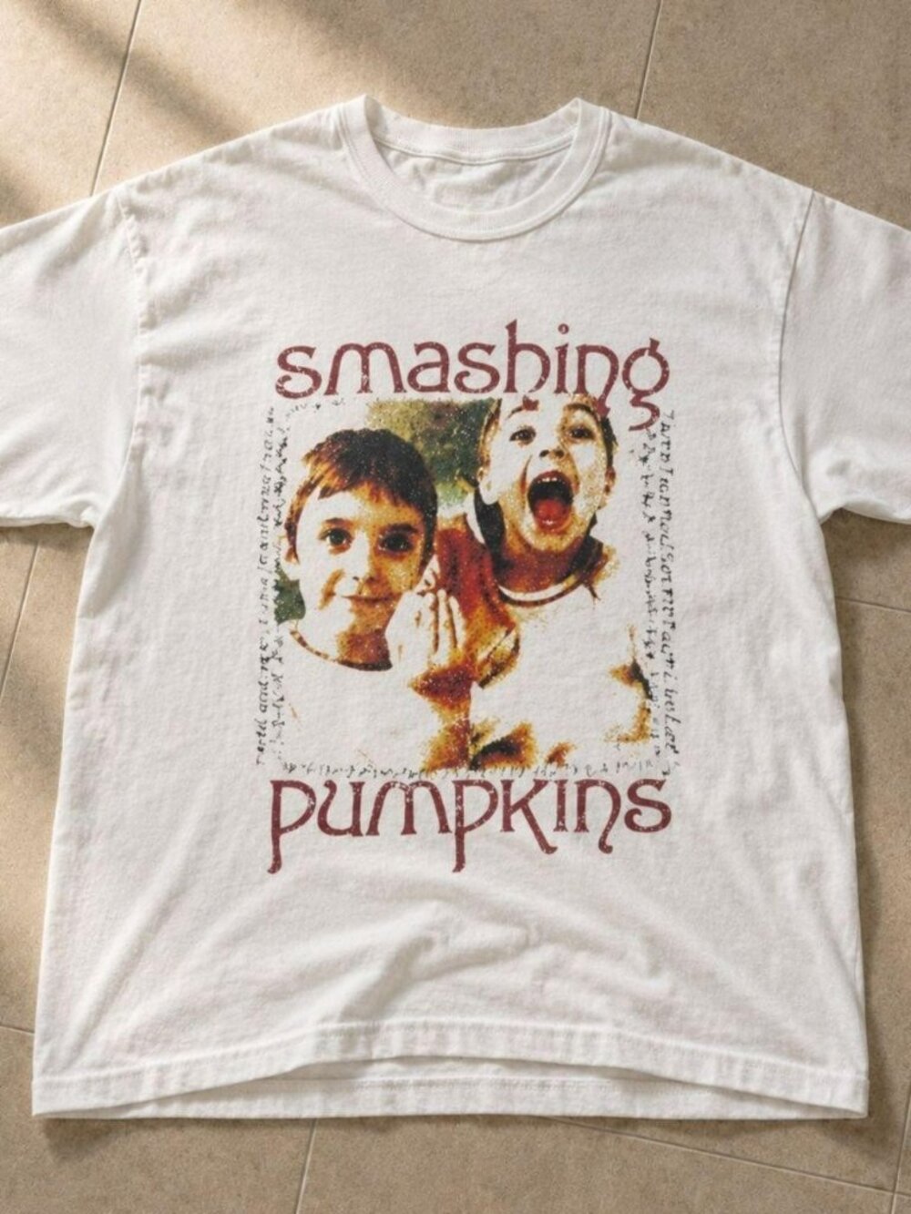 Smashing Pumpkins Graphic Tee White Unisex